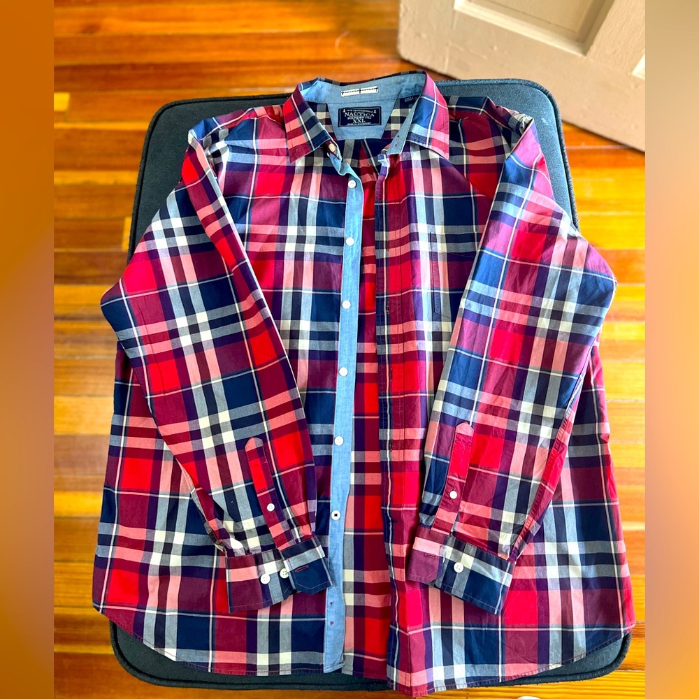 Long sleeve Nautical button down shirt